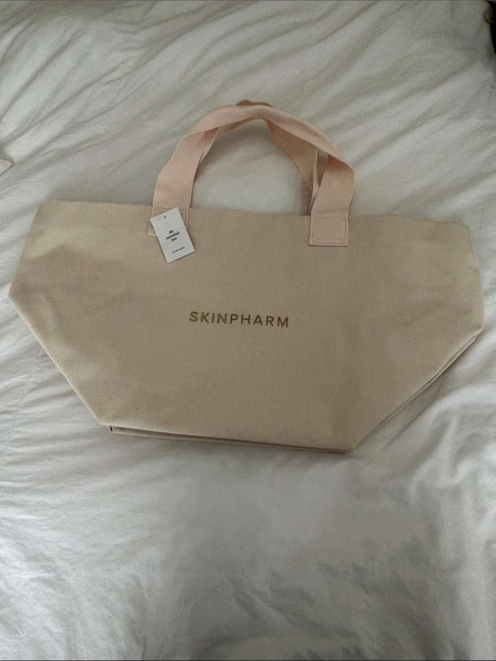 Blush Canvas Tote Bag